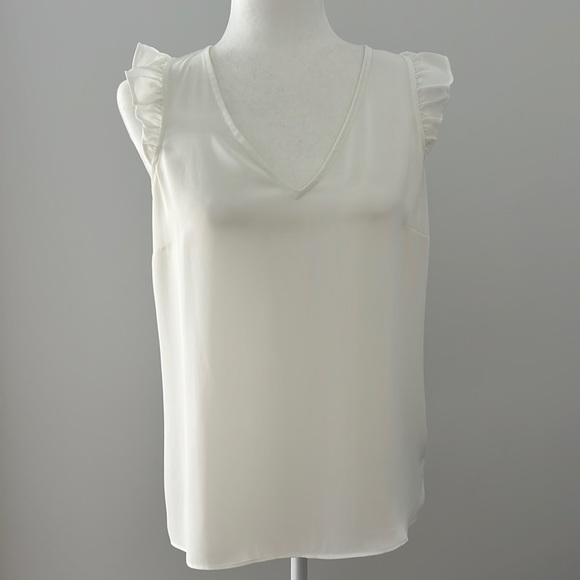 J. Crew | sleeveless ruffle top